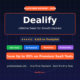 Featured image for GrabbedDeals titled Dealify Review 2026, describing lifetime deals for growth hackers alongside a 4.4 out of 5 Trustpilot rating and categories for SEO tools, AI powered, marketing and productivity with a save up to 95 percent banner.